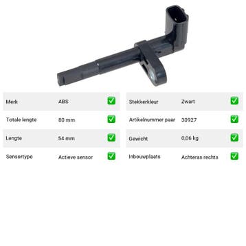 ABS-sensor Toyota Mirai FCV (JPD2) Van 2020-11 tot  - ABS-se, Verzenden, Nieuw, Toyota