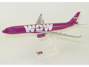 Schaal 1:200 PPC Holland 220020 Aribus A330-300 WOW Air R..., Ophalen of Verzenden, Gebruikt