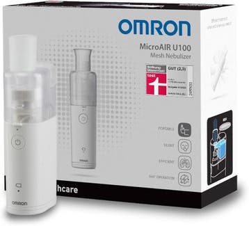 OMRON MicroAir U100 Draagbare inhalator Compact, stil inhala, Verzenden, Zo goed als nieuw