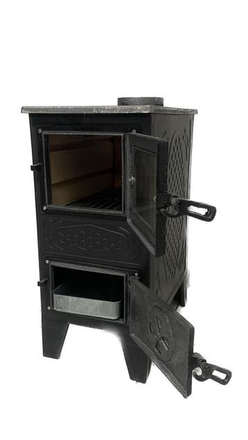 Zwart Houtkachel 5.5kW | EcoDesign | Beste Prijs, Ophalen of Verzenden, Nieuw, Vrijstaande haard, Houthaard