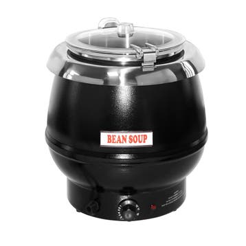 GGM Gastro | Soepketel - 10L - zwart | SWSH10 | SWSH10, Verzenden, Nieuw in verpakking, Fornuis, Frituur en Grillen