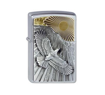 Zippo Eagle Sun-Fly emblem, Verzenden, Nieuw, Aansteker