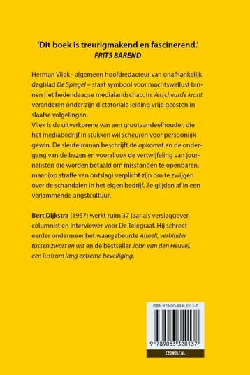 Verscheurde krant 9789083320137 Bert Dijkstra, Verzenden, Zo goed als nieuw, Bert Dijkstra