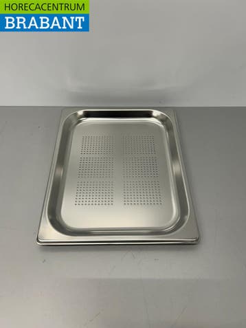 RVS Geperforeerde Gastronorm Bak GN Bak 1/2 GN Diepte 20 mm, Ophalen of Verzenden, Nieuw in verpakking