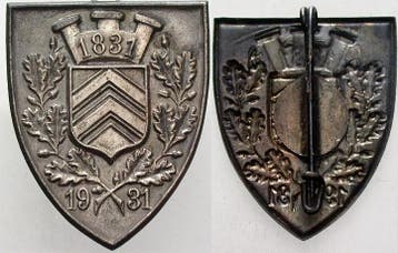 Anstecker 1931 Bielefelder Tagungs- en Veranstaltungsabze..., Verzenden