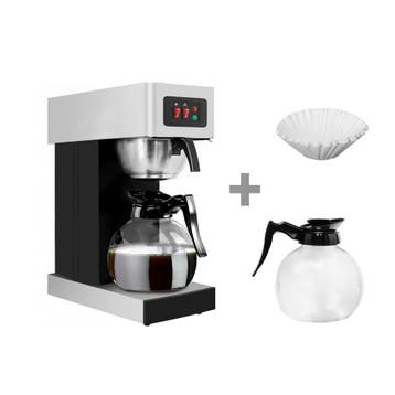 GGM Gastro | Koffiezetapparaat - filterkoffie - 1,8L - met 1, Verzenden, Nieuw in verpakking, Overige typen