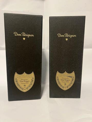 2010 Dom Pérignon - Champagne Brut - 2 Flessen (0.75 liter), Nieuw
