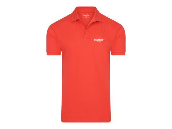 Veiling - Ballin Est. 2013 Basic Polo - Rood - S, Kleding | Heren, T-shirts
