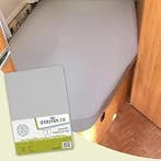 Jersey hoeslaken Frans bed wit,lichtgrijs,zand of antraciet, Eenpersoons, Verzenden, Nieuw, Wit