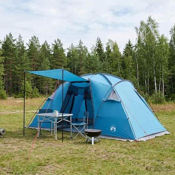 vidaXL Tunneltent Blauw 520 x 260 x 175 cm, Verzenden, Nieuw, Tot en met 2