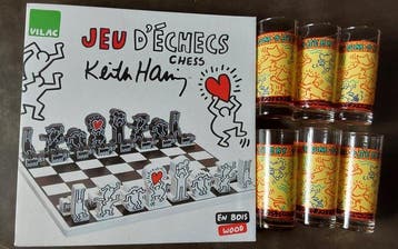 (After) Keith Haring - Drinkglas (6) - Glas - 6 glazen +