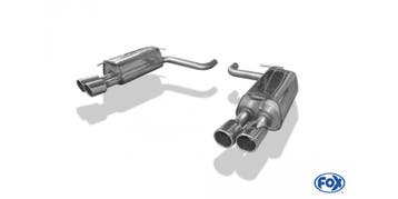 FOX Jaguar XF CC9 einddemper rechts/links - 2x90 type 16 rec, Auto-onderdelen, Uitlaatsystemen, Verzenden, Nieuw