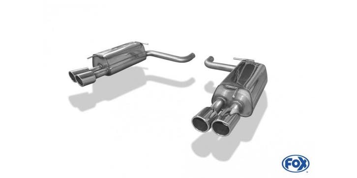 FOX Jaguar XF CC9 einddemper rechts/links - 2x90 type 16 rec, Auto-onderdelen, Uitlaatsystemen, Nieuw, Verzenden