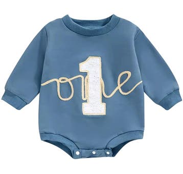 Cakesmash romper My First Birthday grijs met zwarte opdruk, Verzenden, Nieuw, Jongetje, Shirtje of Longsleeve
