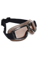Goggles Motorbril Skibril Bril Donkerbruin Montuur Bruine Gl, Ophalen of Verzenden, Nieuw, Overige maten, Carnaval