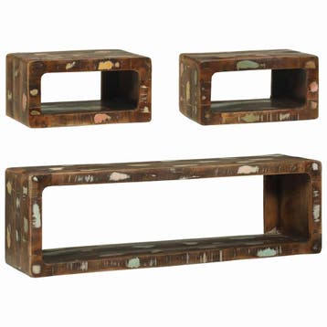 vidaXL Tv-meubelset 3 st Multikleur 100 x 30 x 32 cm, Verzenden, Nieuw
