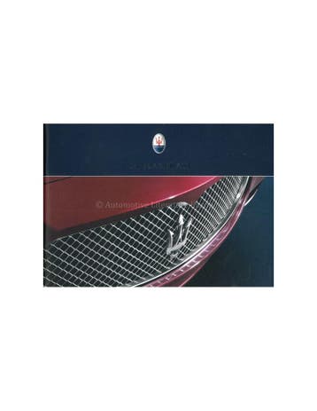2006 MASERATI LA MASERATI PROGRAMMA BROCHURE ENGELS, Nieuw, Author