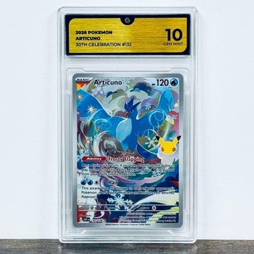 Pokémon Graded card - Articuno 132 - 30th Anniversary –, Nieuw