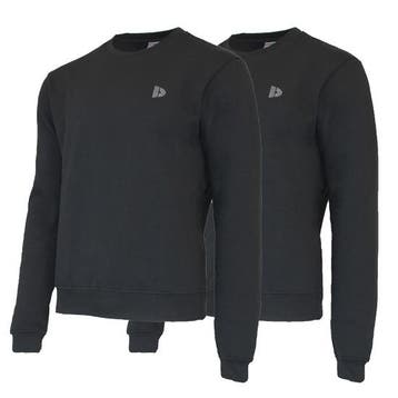 Donnay Donnay Heren - 2-Pack - Fleece Crew Sweater Dean -, Verzenden, Nieuw