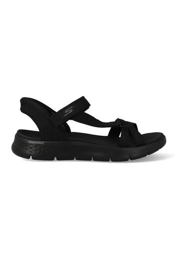 Skechers Go Walk Fles Sandal Illumin 141481/BBK Zwart-39, Verzenden, Nieuw, Zwart