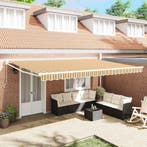vidaXL Inklapbaar Zonnescherm Multikleur 500 × 300 cm, Tuin en Terras, Verzenden, Nieuw