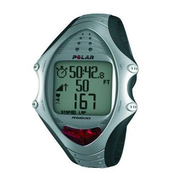 Polar RS800 Sporthorloge / Hartslagmeter - Zilver, Verzenden, Zo goed als nieuw
