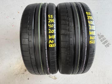 255/40/20 101Y AO Continental Zomerbanden 5.5MM, Auto-onderdelen, Banden en Velgen, Ophalen, Gebruikt, 255 mm, Band(en)