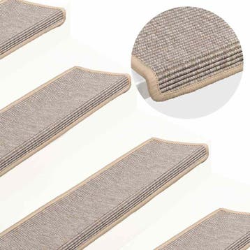 vidaXL Trapmatten 15 st 65x21x4 cm zilver met rechthoekige, Verzenden, Nieuw