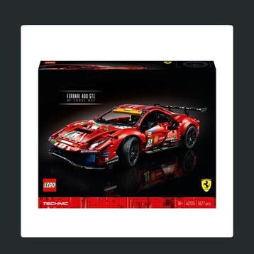 Lego Set - 42125 - Technic - LEGO Technic Ferrari 488 GTE AF, Nieuw