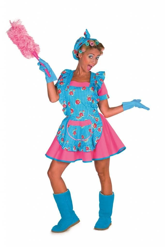 Schoonmaakster verkleedkostuum, Kleding | Dames, Carnavalskleding en Feestkleding, Nieuw, Ophalen of Verzenden