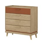 Ladekast Skagen - Eiken - 4 Lades, Verzenden, Nieuw