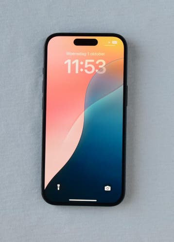 iPhone 15 128GB Zwart: batterijconditie 100%, garantie, 128 GB, IPhone 15, Zwart, Ophalen of Verzenden
