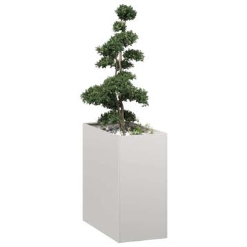 vidaXL Plantenbak 40x80x80 cm roestvrij staal, Verzenden, Nieuw, Metaal, 60 tot 100 cm