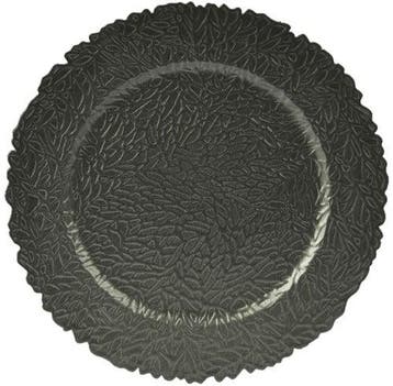 Onderbord Barok Rond Antraciet 33 cm, Ophalen of Verzenden, Nieuw