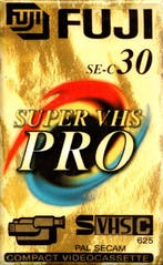 Fuji EC-30 Super Super VHS-C Pro Compact Videocassette (Nieu, Verzenden, Nieuw