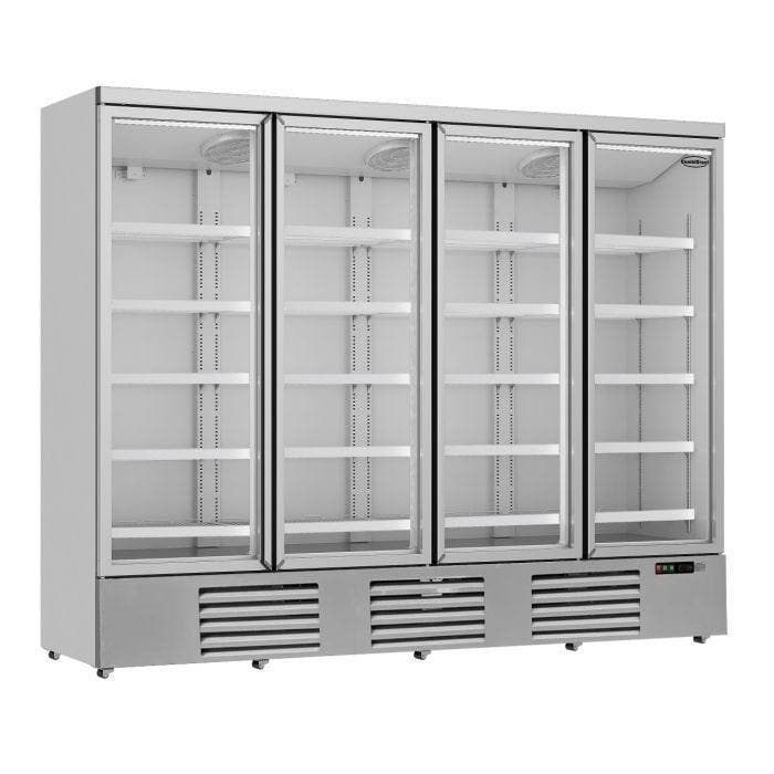 Koelkast 4 Glasdeuren 2025L JDE-2025R, Zakelijke goederen, Horeca | Keukenapparatuur, Koelen en Vriezen