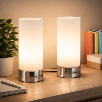 Tafellamp Lumo 2 stuks Wit (Lampen, Interieur, Voor in Huis), Verzenden, Nieuw