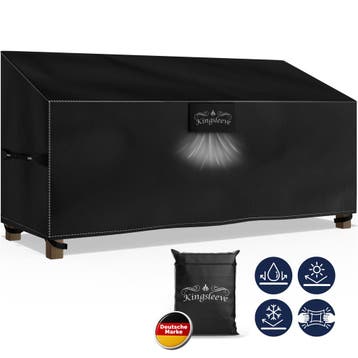 Zeildoek tuinbank antraciet 163x66x63/89cm 9100mm waterkolom, Verzenden, Nieuw