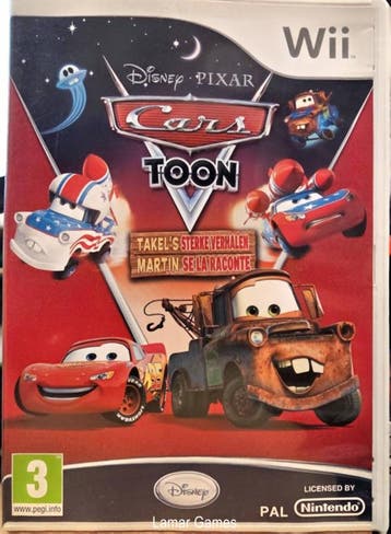 Disney Cars Toon Takels sterke verhalen (wii tweedehands, Ophalen of Verzenden, Zo goed als nieuw