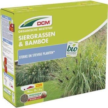 Siergrassen en bamboe mest | DCM | 50 m², Verzenden
