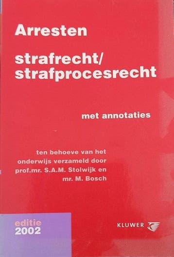 Arresten Strafrecht en Strafprocesrecht 9789026839429, Verzenden, Gelezen