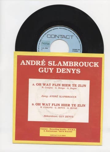 André Slambrouck, Guy Denys – Oh Wat Fijn Hier Te Zijn / Oh, Ophalen of Verzenden, Nieuw in verpakking