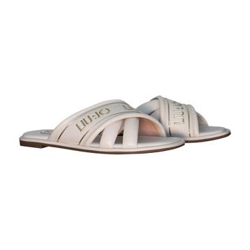 Liu Jo • sandalen met logo • 36, Kleding | Dames, Liu Jo, Verzenden, Nieuw, Wit