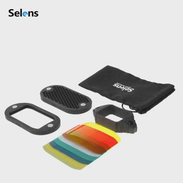 Selens Magnetische Flitser Grid Kit met Kleurenfilters en Di, Verzenden, Nieuw