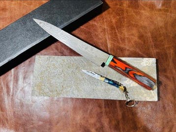 Hekito - Keukenmes - Carving knife - Exclusieve vintage