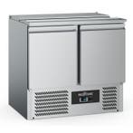 Ecofrost Saladette RVS 240L | 2 Deuren | Statisch Koeling |, Ophalen of Verzenden, Nieuw