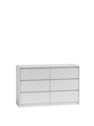 Ladekast 120cm  6 lades  wit (Slaapkamer), 5 laden of meer, Verzenden, Nieuw, Overige houtsoorten