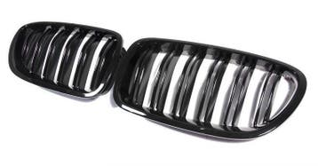 Dubbelspijls Nieren (Gril Set) BMW 3 Serie E90 E91 LCI B0238, Nieuw, Voor, BMW