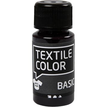 Textielkleur, rood paars, 50 ml/ 1 fles, Nieuw