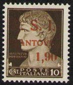 Italië 1944 - Mantova 1,90 op 10 c. waardefout. Slechts 100, Gestempeld
